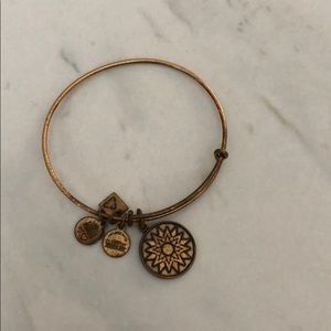 Alex and Ani Sun Gold Bracelet